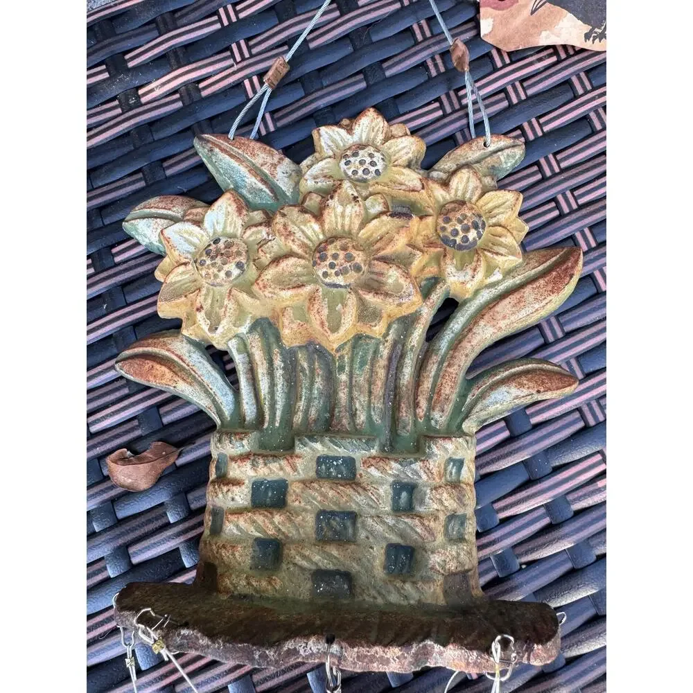 Vintage Cast Iron Reclaimed Relics Recycled Utensils Windchime